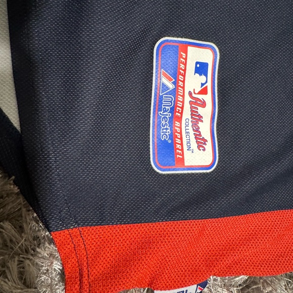 Atlanta Braves Baseball Jersey #13 Mens L/XL Majestic Cool Base - Picture 3 of 5